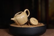 《菊蕾》宜兴紫砂壶助理工艺美术师手工标本级本山段泥泡茶壶菊蕾茶具