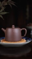 《汉铎》宜兴紫砂壶实力派艺人纯手工紫泥茶壶全手工汉铎紫砂壶
