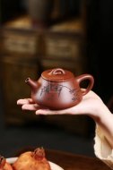 《石瓢》宜兴紫砂壶实力派名家茶具底槽青石瓢