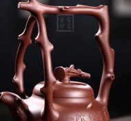 《东坡提梁》宜兴紫砂壶全手工泡茶壶工艺美术师大师底槽青泥东坡提梁