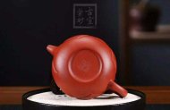 《仿古如意》宜兴紫砂壶名家纯全手工茶壶具原矿大红袍仿古如意壶