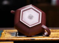 《六方》宜兴紫砂壶工艺美术师纯手工紫泥泡茶壶六方茶具