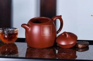 《秦权》宜兴紫砂壶全手工茶壶老师大红袍秦权
