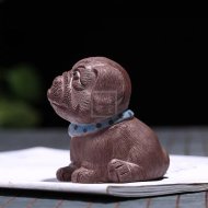 《沙皮狗》宜兴紫泥紫砂壶纯手工茶壶茶具