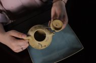 《心舟石瓢》宜兴紫砂壶工艺美术师全手工本山段心舟石瓢泡茶壶茶具