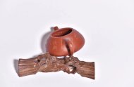 《石瓢》宜兴工艺美术师手工大红袍泡茶壶石瓢茶壶茶具