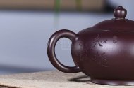 《玉乳》宜兴紫砂壶实力派名家手工紫泥圆珠茶壶