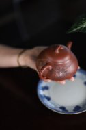 《乐在瓢饮》宜兴紫砂壶高级工艺美术师手工底槽青泡茶壶具石瓢