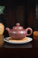 《润珠》宜兴紫砂壶助理工艺美术师手工底槽青泡茶壶具圆珠