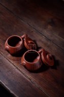 《石瓢套组》宜兴实力派名家手工红皮龙泡茶壶石瓢茶壶茶具