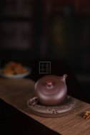 《一粒珠》宜兴一粒珠紫砂工艺美术师手工紫泥泡茶壶套壶
