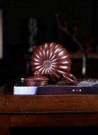 《龙如意》工艺美术师全手工花器紫朱泥紫砂壶