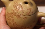 《松树秦权》宜兴紫砂壶本山段助理工艺美术师手工壶茶具秦权