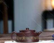 镶银粉彩周盘