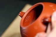 《文旦》宜兴紫砂壶工艺美术师手工大师大红袍泡茶器文旦