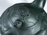 《云龙》宜兴紫砂壶高级工艺美术师手工民国绿泡茶壶鱼化龙茶具