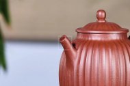 《高菱花》宜兴紫砂壶壶老师底槽青工艺美术师手工菱花茶壶
