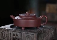 《周盘》宜兴紫砂壶实力派名家手工紫泥周盘茶具茶壶