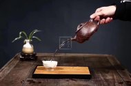 《金丝石瓢》宜兴紫砂茶壶工艺美术师保真纯手工紫泥石瓢