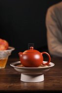 《西施套组》宜兴小煤窑朱泥紫砂壶纯手工西施茶壶茶具