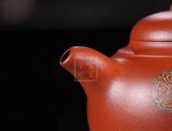《狮韵》紫砂壶全手工茶壶老师小红泥，绞泥（段泥、紫泥、绿泥等）壶