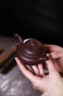 《小仿古》紫砂壶宜兴实力派名家纯手工紫泥仿古泡茶壶