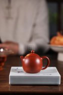 《龙蛋》宜兴紫砂壶实力派名家手工朱泥龙旦茶壶具