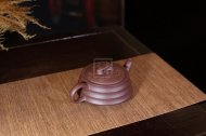 《三足桥韵》宜兴紫砂工艺美术师手工紫砂壶茶具壶紫茄泥