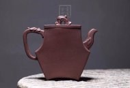 《山水龙泉》宜兴紫砂壶纯手工高级工艺美术师底槽青茶具