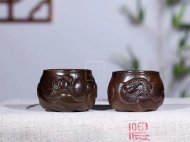 《柴烧分茶器主人杯》宜兴本山段泥（柴烧）紫砂壶纯手工茶壶茶具