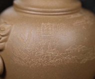 《汲古茶仓》宜兴纯手工紫砂壶黄段茶壶茶具