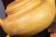 《仿古》宜兴仿古紫砂壶高级工艺美术师手工茶壶黄金段泥仿古