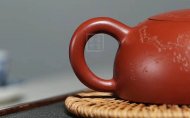 《半月》宜兴紫砂壶实力派名家纯手工大红袍泡茶壶半月茶具
