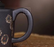 《绞泥八方狮球》宜兴紫砂壶全手工茶壶石黄泥狮球