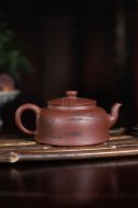 《陶缘双面刻绘》宜兴紫砂壶助理工艺美术师手工紫泥创新壶泡茶壶茶具