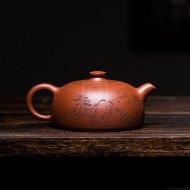 《半月壶》宜兴紫砂壶底槽青助理工艺美术师全手工茶壶茶具