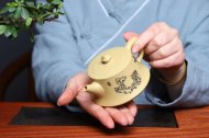 《柱础》紫砂壶工艺美术师全手工纯制壶稀有本山绿泥