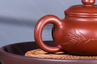 《仿古》宜兴紫砂壶朱泥大红袍仿古高级工艺美术师手工茶壶茶具