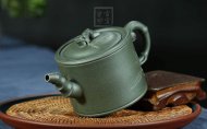 《竹段》宜兴紫砂壶工艺美术师手工茶壶茶具天青泥竹段