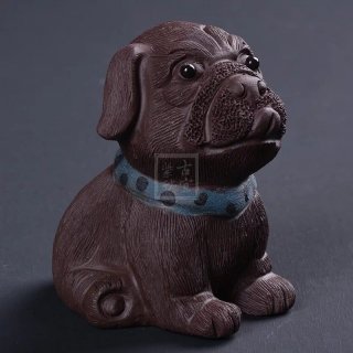 《沙皮狗》宜兴紫泥紫砂壶纯手工茶壶茶具