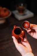 《龙蛋》宜兴紫砂壶实力派名家手工朱泥龙旦茶壶具