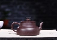 《金砂纳福》紫泥紫砂茶壶全手工工艺美术师宜兴原矿紫砂喝茶壶