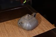 《四方抽角石瓢》经典紫砂壶抽角宜兴全手工高级工艺美术师泡茶壶茶具蟹壳青段泥
