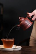 《古钟》宜兴紫砂壶工艺美术师纯手工钟形泡茶壶底槽青茶具