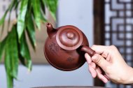 《酒壶》工艺美术师手工家底槽青紫砂壶系列收藏茶壶