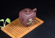 《立方》宜兴紫砂壶黄龙山满天星紫砂壶方斗紫砂壶