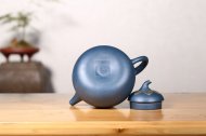 《蝴蝶兰》宜兴紫砂茶壶紫砂泡茶壶天青泥手工工艺美术师泡茶壶