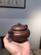 《仿古》仿古紫砂壶助理工艺美术师宜兴手工茶壶紫泥壶