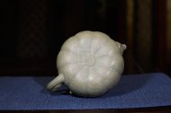 《南瓜》宜兴紫砂壶名家助理工艺美术师纯手工青灰段中壶茶具功夫泡茶壶家用南瓜套装