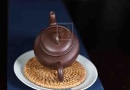 《秋韵》宜兴紫砂壶助理工艺美术师手工茶壶紫泥创新壶